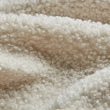 Boucle Ivory fabric swatch