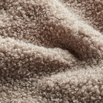 Boucle Mink fabric swatch