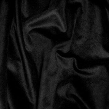 Signature Velvet Black fabric swatch
